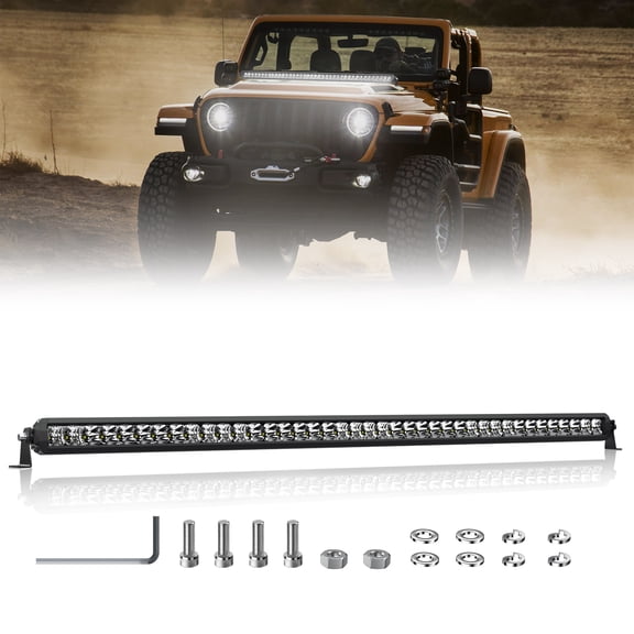 EK ENNOKING LED Light Bar 42 inch 200W Off-Road LED Spot Flood Combo Work Light High Bright Truck Driving Fog Lamp IP69K Waterproof for Truck Cars ATV UTV Boat