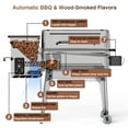 KingChii Wood Pellet Grill & Smoker 456sq.in., 8in1 Multifunctional