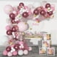thumbnail image 2 of Decoraciones de Baby Shower para Niña 140 Piezas YONGSHENG Guirnalda de Globos Rosa Metálico Kit de Arco de Globo Blanco Rosa Pegatinas de Mariposa Confeti de Oro Rosa, 2 of 5