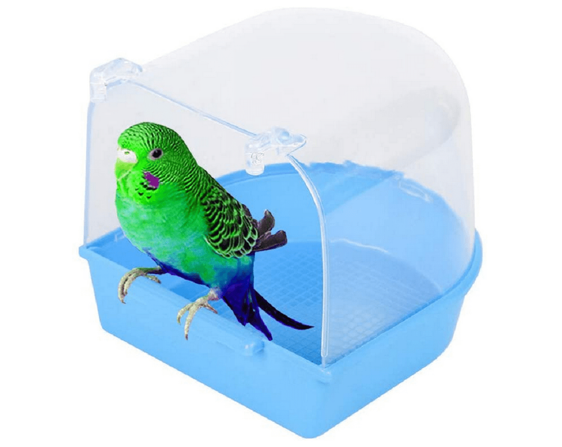 Bird Bath For Cage Canary Birds Baths Clip On Cages Accessories Pet Supplies New 
