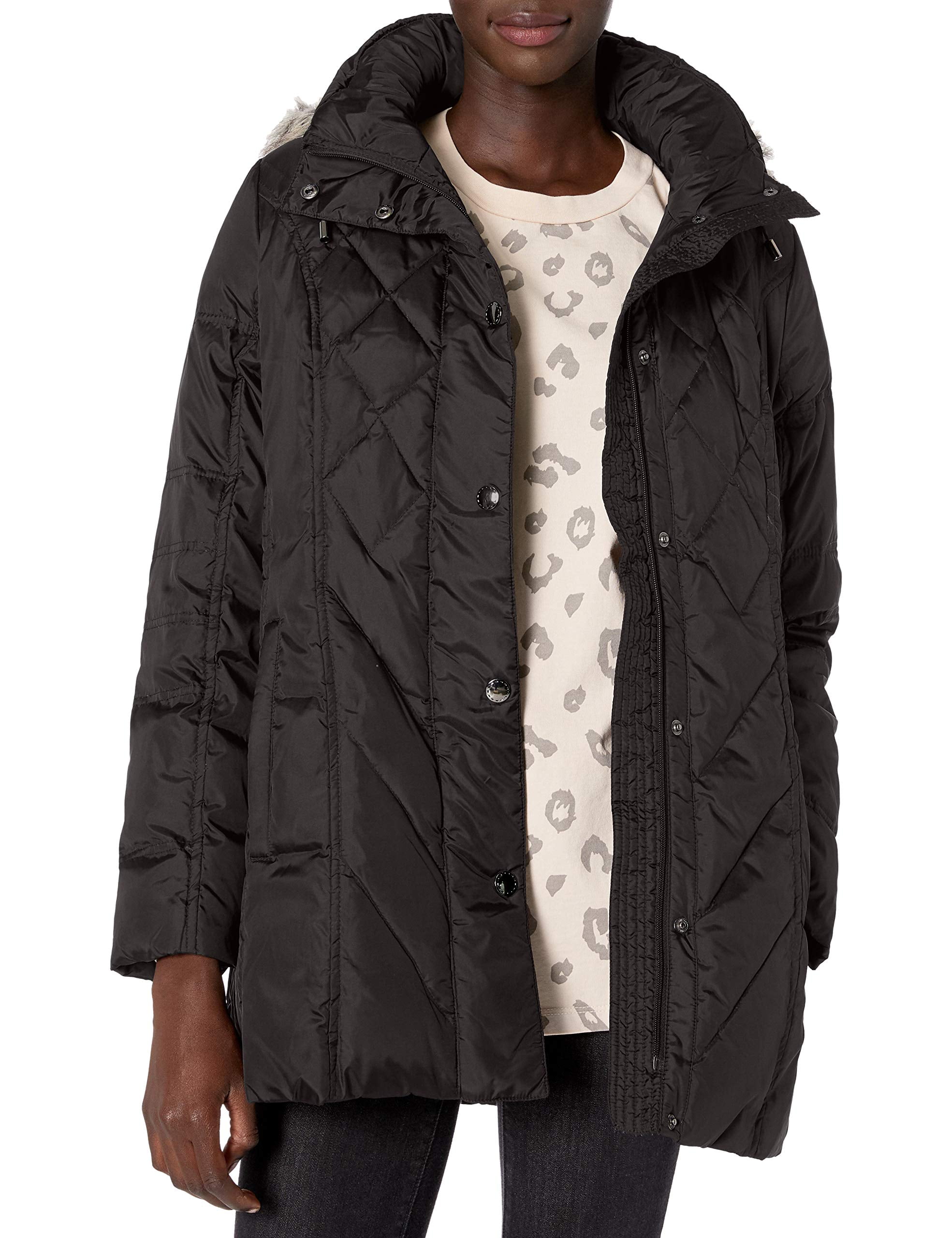 London Fog Womens Deep Large Jacket Diamond Quilted L