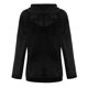 thumbnail image 4 of Gibobby Tirantes Para&nbsp;Camisa Bear Pullover Warm Fleece Long Fuzzy Shape Sudadera con capucha Blusa de manga para mujer（Negro， S), 4 of 5