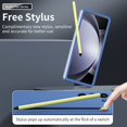 thumbnail image 4 of Dteck Case for Samsung Galaxy Z Fold 6 with Slim S Pen, Shockproof PC Case without Front Screen Protector Slim Cover for Galaxy Z Fold 6 5G,Skyblue, 4 of 7