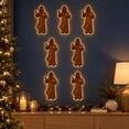 thumbnail image 4 of Velmasee 3D Light-Up Christmas Wall Decorations, Backlit Glow Peel & Stick Wooden Ornaments, 7 Packs Remote Control Set for Indoor Home Holiday Decor, Pattern_F 4.72" x 1.97", 4 of 6