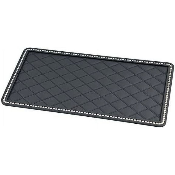 Anti-Slip Car Dashboard Pad Auto Heat-Resistent Bling Diamond Non-Slip Mat Extra Large Size for iPhone,iPad,MP3,MP4,GPS