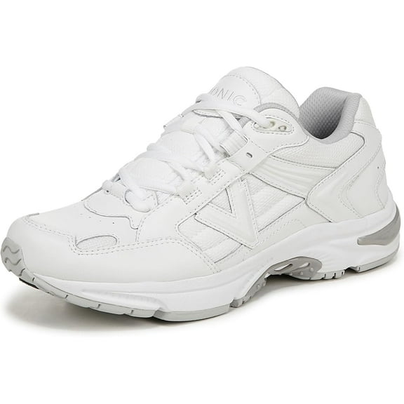 Vionic Womens 23Walk 2.0 Sneaker - White Vapor Leather Mesh