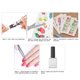 thumbnail image 4 of Calcomanías para uñas con diseño de transferencia al agua, 18 láminas con patrones variados para un estilo moderno y fácil aplicación., 4 of 6