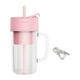 thumbnail image 4 of Licuadora portátil de tamaño personal para batidos y smoothies con 6 cuchillas Rosa, 4 of 9