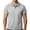 Gray, variant on Men Shirts Side Striped Casual T-Shirt Workout Collared Golf Shirt Loose Fit Breathable Button Tops Spring Outfit