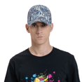 thumbnail image 4 of Lukts Paisley Floral Branches Pattern Cap Hat for Men/Women,Unstructured/Cotton, 4 of 6