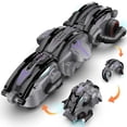 thumbnail image 2 of Remote Control Car RC Cars, RC Stunt Snake Car, 360° Roll Rotation Car Toys with LED Lights for Kids Ages 6+, Grey, 2 of 5