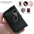 thumbnail image 2 of Carbon Fiber Car Key Bag Signal Blocking Shielding Cell PhoneWallet Case J9V7, 2 of 7