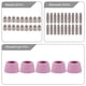 thumbnail image 3 of Kit de 45 consumibles para antorcha de corte de plasma, boquillas de electrodos y copas para cortador de plasma -60 SG-55 WSD-60 Fit CUT-60 LGK-60, 3 of 6