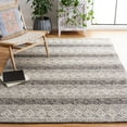 thumbnail image 2 of SAFAVIEH Natura Elinor Geometric Striped Area Rug, Ivory/Black, 3' x 5', 2 of 8