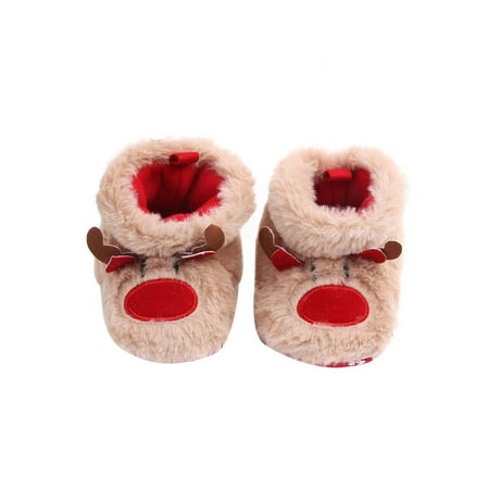 

Binpure Baby Girls Boys Snow Boots Soft Sole Anti-Slip Crib Shoes Winter Warm Cozy Bowknot Booties