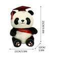 thumbnail image 3 of Gmogad Graduation Ribbon Bear Doll - Soft Plush Toy Gift for Graduates with Doctoral Hat - No Shedding, 25cm Size & Cute Keepsake for Students, 3 of 6