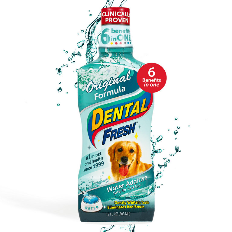 Dental Fresh Oral Care Water Additive, Breath Freshener, Teeth