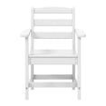 thumbnail image 3 of WestinTrends Ashore Outdoor HDPE Patio Classic Dining Arm Chair, White, 3 of 16