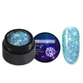thumbnail image 1 of Esmalte de uñas en gel transparente para esculpir uñas, para decoración de uñas, con purpurina, 8 colores brillantes, 5 ml, 1 of 2