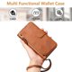 thumbnail image 4 of FOXDOCK Funda Tipo Cartera para itel A49 Play Cuero PU con Cremallera y Correa de Muñeca, Ranuras para Tarjetas, Soporte Plegable, Cierre Magnético, 4 of 5