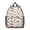 Fireman and Shield, variant on Fireman and Elephant Grey Pattern Backpack for School, Cute School Bag with Adjustable Shoulder Straps and Padded Back, 13.8"x11.4"x6"