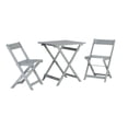 thumbnail image 1 of Holden Grey Three-Piece Square Table Set, 1 of 9