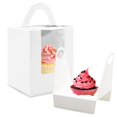 thumbnail image 5 of Hzzsbu Cupcake Boxes, 10 Pcs Single Paper Cupcake Holder Containers, Candy Cookies Desserts Gift Boxes with Window and Handle for Wedding Birthday Party, 5 of 7