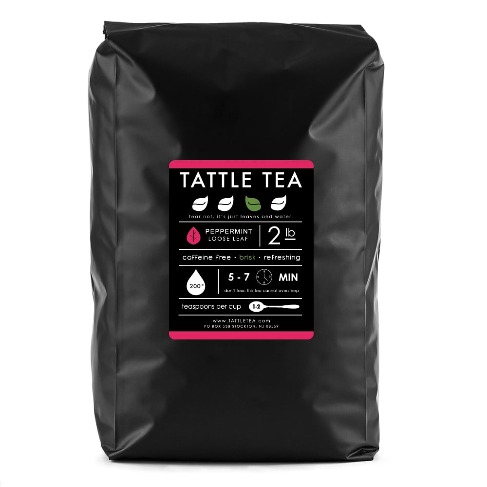Tattle Tea Loose Leaf Peppermint Tea, 2lb (32oz) - Walmart.com ...