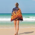 thumbnail image 4 of Flag Of The United States Ultra Fine Fiber Beach Towels for Travel And Quick Drying Absorbent Towels for Swimming, 4 of 7