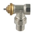 DN15/DN20 Brass Angle Thermostatic Regulating Valve Without ...