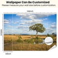 thumbnail image 3 of Peel and Stick Wallpaper Canvas African landscape tree Kenya Modern Art Wall Mural Decor Self Adhesive and Removable 100in x 144in, 3 of 7