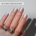 thumbnail image 2 of Pantalones cortos con purpurina nacarada BtartBox de Press On Nails para mujer, 2 of 8