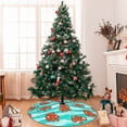 thumbnail image 7 of Picia Octopuses Print Christmas Tree Skirt , Christmas Tree Skirt Ornaments for Merry Christmas Holiday Party Decorations Indoor Outdoor-30", 7 of 7