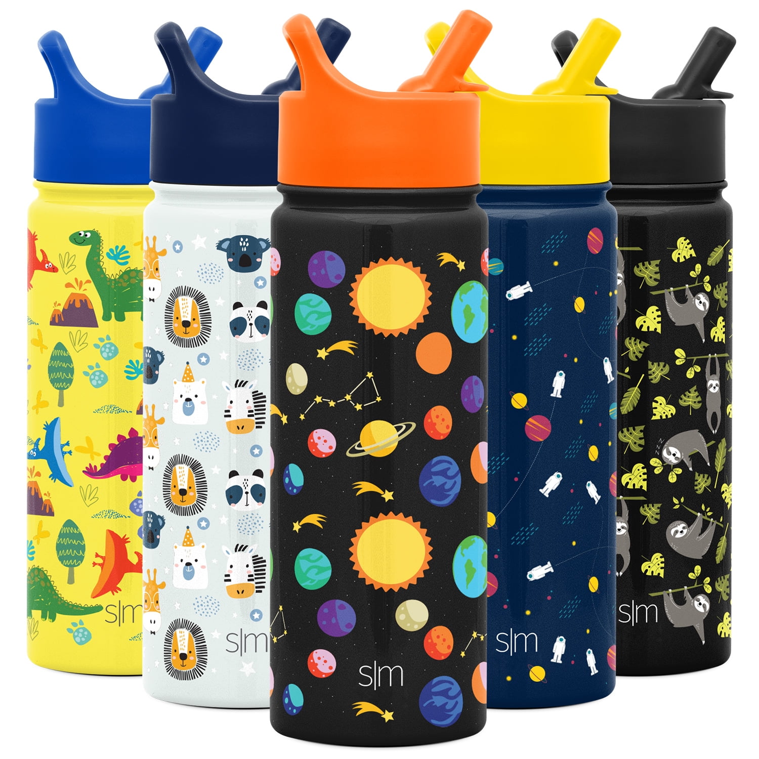 Simple Modern 18oz Summit Kids Water Bottle Thermos with Straw Lid