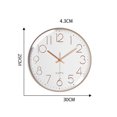 thumbnail image 2 of Reloj de pared moderno de 12", 2 of 5