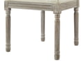 thumbnail image 6 of Rustic Manor Saad Linen Upholstered Dining Chair (Set of 2), Cream White, 6 of 8