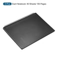 thumbnail image 3 of Unique Bargains A4 Spiral Graph Notebook 80 Sheets Grid Paper Hardcover Memo Pad, Black 3 Pack, 3 of 5