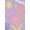 Purple, Pattern 20, variant on ODIKA 4'x6' Pink Teal Vibrant and Floral Elegance Washable Area Rug Intricate Botanical Patterns with Classic Charm Non-Slip, Chair-Friendly, Flatwoven for Home Office, Under Desk