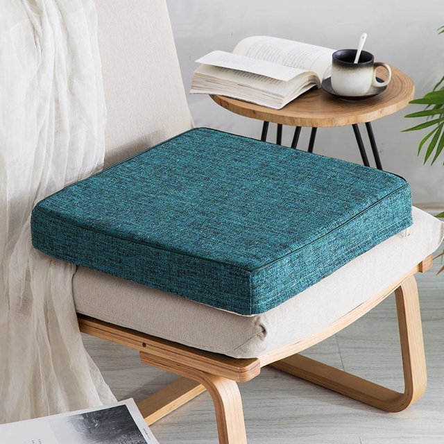 Cojín de sofá de esponja de alta densidad endurecida Cojín de madera maciza de palisandro Cojín de ventana salediza Cojín de silla tatami