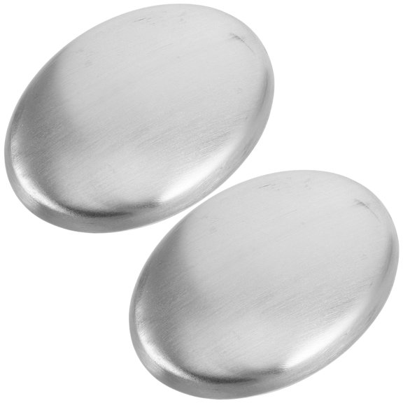 BESTYASH 2Ud Barra De Jabón Metálico Oval De Para Olores En Cocina Y Hogar