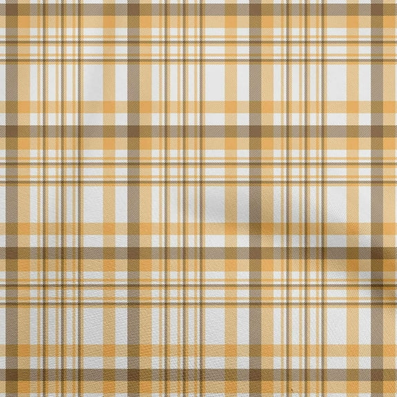 oneOone Georgette Viscose Dark Peach Fabric Plaid Sewing Fabric By The Yard Printed Diy Clothing Sewing Supplies 42 Inch Wide