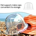 thumbnail image 5 of 12-Pack Transparent PVC Baseball Cap Support Stands for Storage and Display, Hat Holders for Organizing Caps, 5 of 6