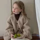 thumbnail image 1 of Korean Style Children's Fleece Coat 2-7 Y Spring Autumn Girls Loose Jacket Thick Casual Kid's Outwear Girls Clothing, 1 of 6