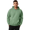 thumbnail image 2 of IYYVV Mens Hoodie Fabric Oversized Hooded Sweatshirt Oversize, Long Tall, Hood , Vintage, Running, Suit for Warm, Fall Winter, Pink L, 2 of 8