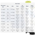 thumbnail image 3 of IVEYRTF Kids Sleeveless Active Set Sports Style Elastic Waist Pants Casual Wear Play Activities Breathable Comfort Everyday Outfit(Black,4-5 Years), 3 of 5