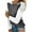 Dark Gray, variant on WREESH Womens Fashion T-Shirts Color Block Casual Round-Neck Lace Hollow Out Long Sleeve Pullover Slimming Blouse T-Shirt Tops Blue