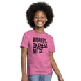 thumbnail image 5 of Worlds Okayest Niece Family Love Girls Kids T Shirt Tees Teen Brisco Brands XS, 5 of 5