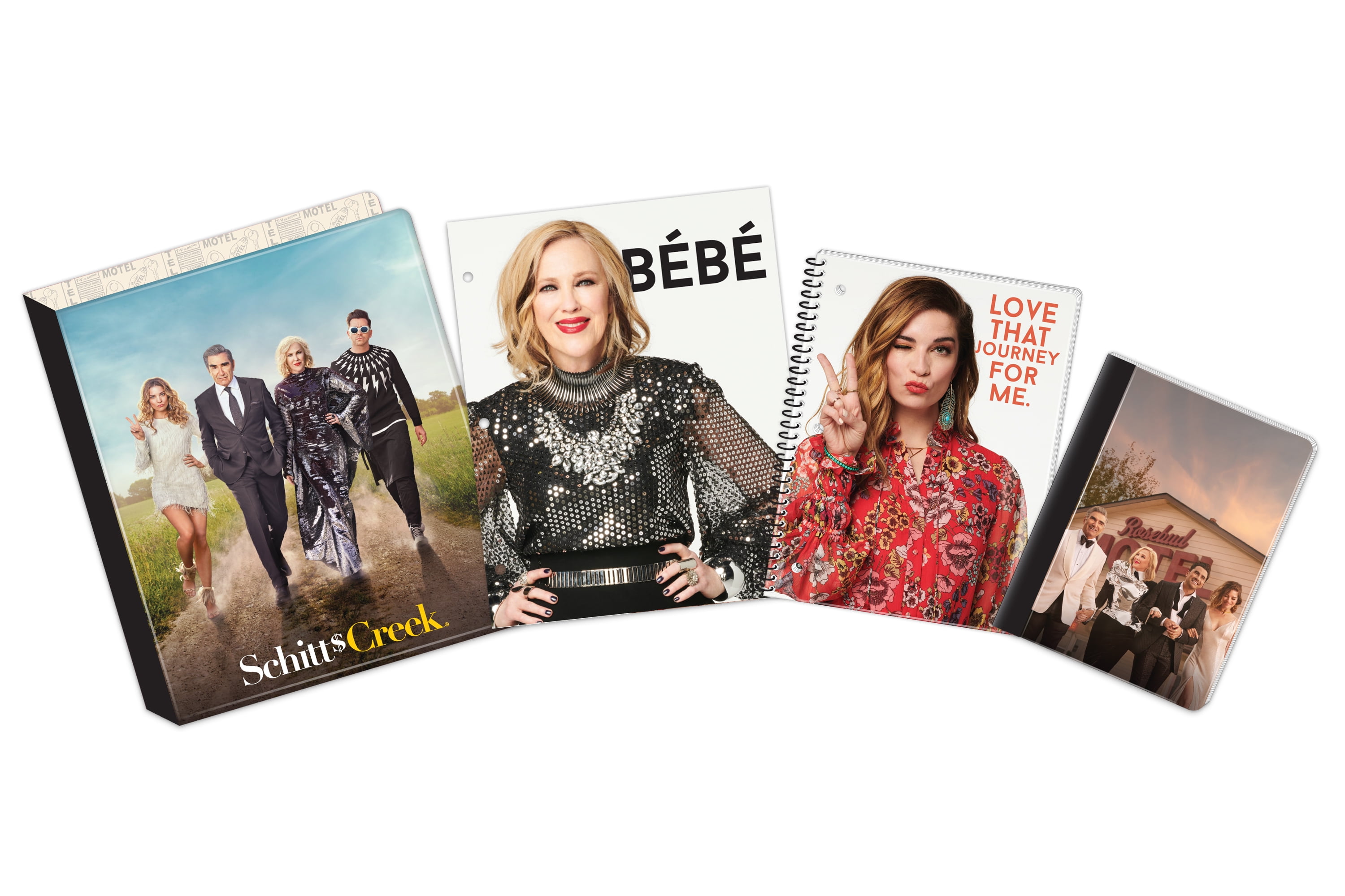 Schitt’s Creek Stationery Bundle, 3Ring, 1′ Binder, Notebook