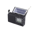thumbnail image 2 of Radio Portátil Am y FM Bluetooth, Utiliza 2 Pilas AA, con Bocina Altavoz, con Antena Ajustable con Banda Panel Solar, 2 of 3