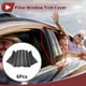thumbnail image 2 of Recorte de ventana del pilar de la puerta del automóvil Unique Bargains 6 Pcs para Acura RDX 2019-2024 Fibra de carbono negra, 2 of 6